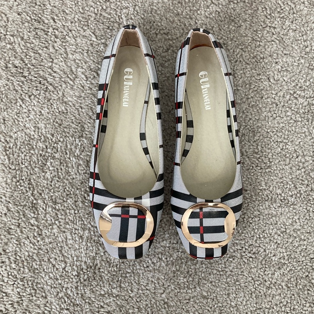 Check print flats, size 7.5